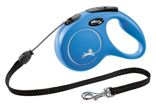 Afbeeldingen van FLEXI Rollijn NEW Classic koord blauw M/5 meter tot 20kg