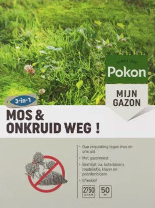Afbeeldingen van Pokon Mos en Onkruid Weg 2,75kg voor 50m2