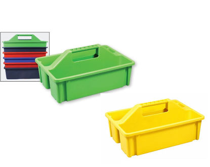 Afbeeldingen van Poetsbakje / gereedschapbak, kunststof OPEN