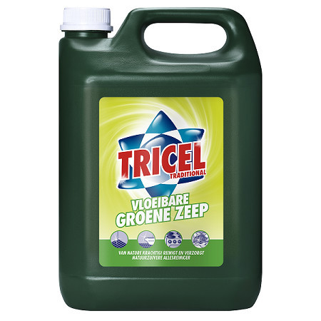Tricel Producten/ groene zeep vloeibaar 5l