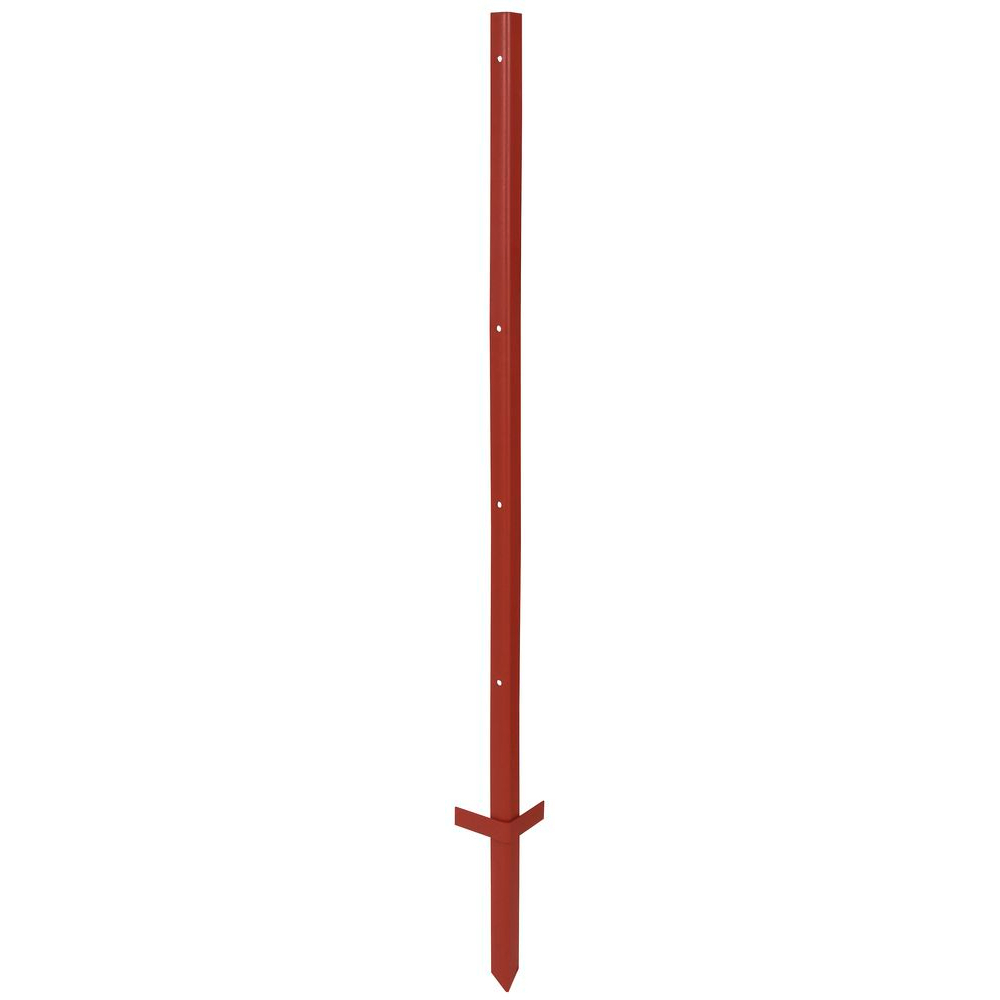 AKO Producten/ hoekstaal paal rood gelakt 3mm 150cm 10 stuks afbeelding