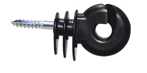 AKO Producten/ oogisolator easy drill korte steun zwart zakje 25 st afbeelding