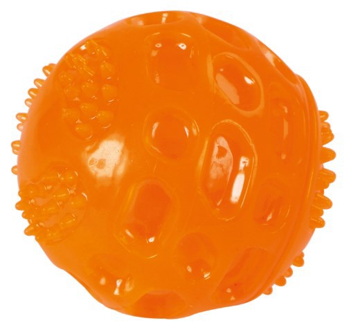 Producten/ball toyfastic squeaky oranje 7 5cm