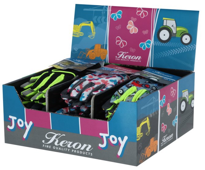 Keron Producten/kinderhandschoen joy 36 paar in display