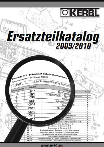 Onderdelenboek Kerbl 