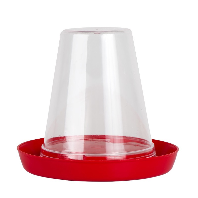 Olba Producten/kuikendrinkbak transparant met onderbak 600ml