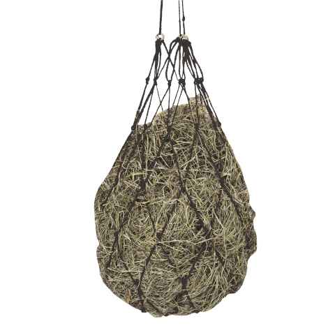 Producten/hooinet met ringen zwart