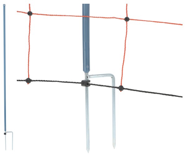 AKO Producten/ vervangende paal voor schapennet blauw dubbele pen 122cm