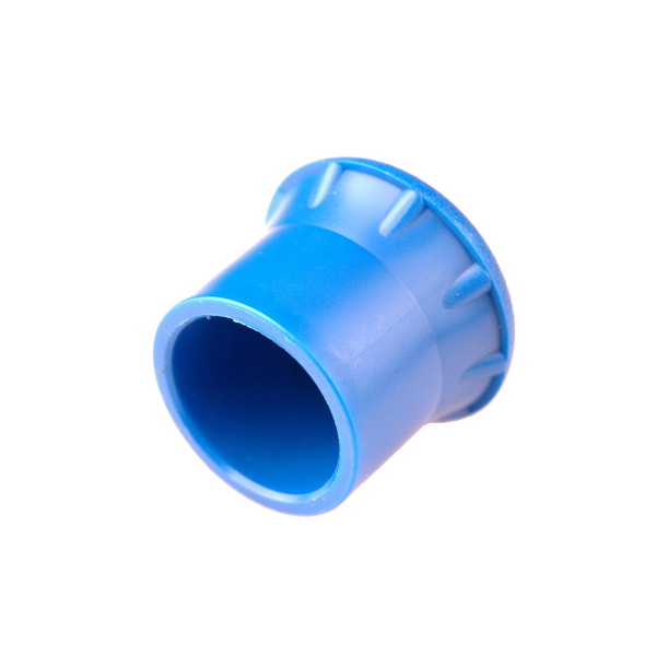 Producten/spanbeugeldop blauw rvs