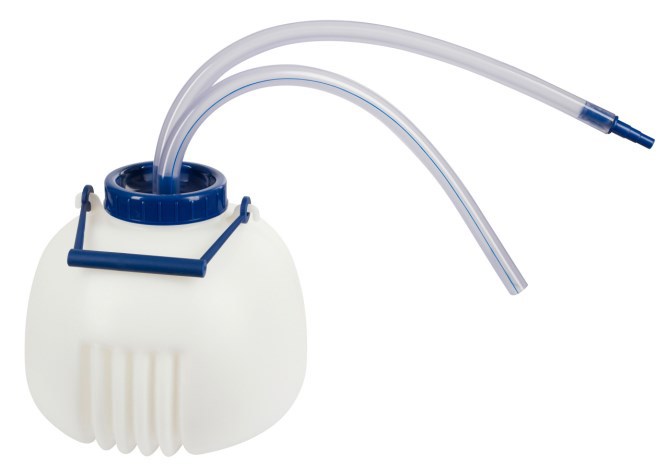 Producten/kwartiermelker 8 liter wit blauw
