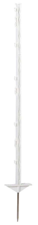 AKO Producten/ classic kunststof paal wit 105cm 5 stuks dubbele voet afbeelding