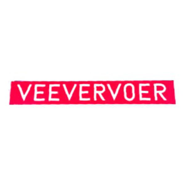 Producten/bordje veevervoer