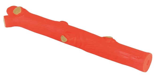 Producten/speelstok vinyl 30 cm bruin afbeelding 1