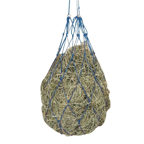 Producten/hooinet met ringen blauw