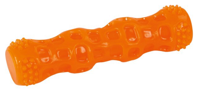 Producten/stok toyfastic squeaky oranje 18x 4cm