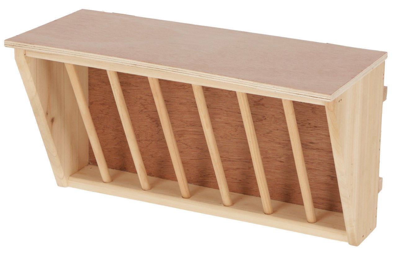Kerbl Producten/hooiruif met zitplank 37 x 17 x 20 cm